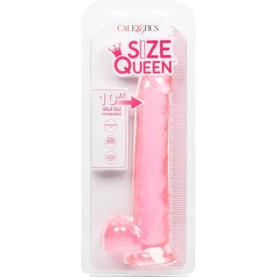 California Exotics CALEX SIZE QUEEN DILDO - PINK 25.5 CM