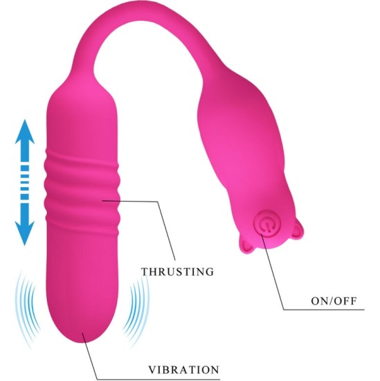 Pretty Love Flirtation PRETTY LOVE - PINK SILICONE VIBRATING BULLET