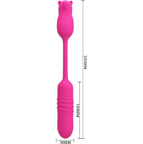 Pretty Love Flirtation PRETTY LOVE - PINK SILICONE VIBRATING BULLET