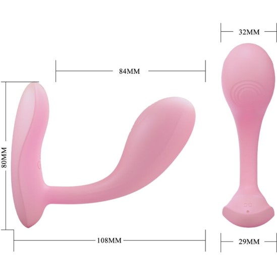 Pretty Love Flirtation PRETTY LOVE - BAIRD G-SPOT 12 VIBRATIONS RECHARGEABLE PINK APP