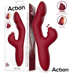 Action Velter Soft Clit sitiena bumba ar vibrācijas un sildīšanas funkciju