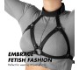 Fetish Submissive Bondage ADJUSTABLE CHEST HARNESS