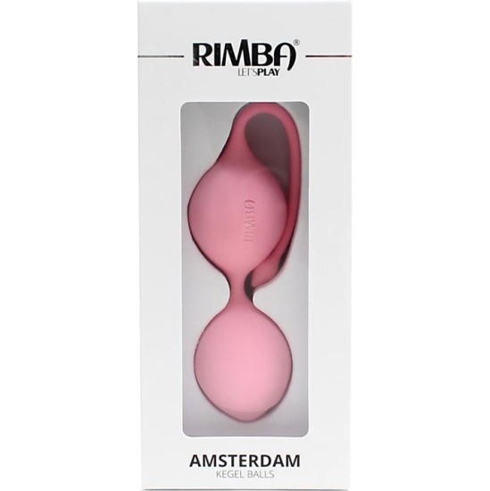 Rimba Toys Kegel bumbiņas 35 mm Amsterdam gaiši rozā