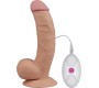 Lovetoy Dildo The Ultra Soft Dude with Vibration 7.5 Flesh