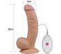 Lovetoy Dildo The Ultra Soft Dude with Vibration 7.5 Flesh