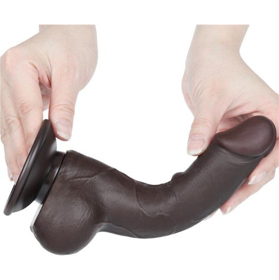 Lovetoy Bīdāmās ādas divslāņu dildo 7.5