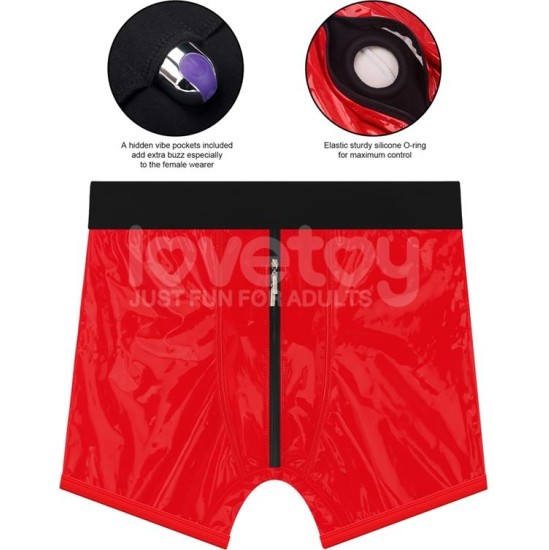 Lovetoy Strap-On Shorts Size M/L 36-39