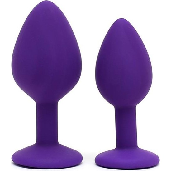 Rimba Toys Rinkinys de Plugs Anales Berlin Purpura