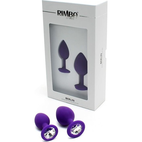 Rimba Toys Rinkinys de Plugs Anales Berlin Purpura