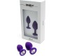 Rimba Toys Rinkinys de Plugs Anales Berlin Purpura