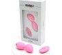 Rimba Toys Vibrating Kegel Balls with Remote Control Athens Pink