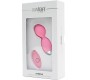 Rimba Toys Vibrating Kegel Balls with Remote Control Athens Pink