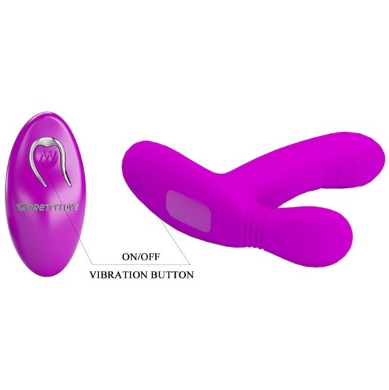 Pretty Love Flirtation PRETTY LOVE - GERI CLITORIS MASSAGER PINK REMOTE CONTROL