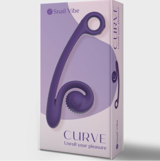 Snail Vibe CURVE VIBRATOR LILLA