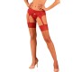 Obsessive Garter & Stockings OBSESSIVE - LACELOVE ZEKAS RED XS/S