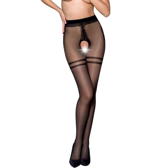 Passion Woman Garter & Stock PASSION - TIOPEN 015 STOCKING BLACK 1/2 (20 DEN)