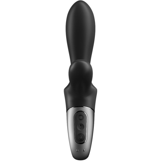 Satisfyer Connect APMIERINĀTĀJS — HEAT CLIMAX+ ANĀLĀ VIBRATORA APP BLACK