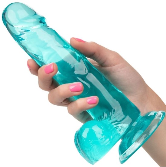 California Exotics CALEX SUURUS KUNINGANNA DILDO - SININE 15,3 CM