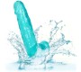 California Exotics CALEX IZMĒRS QUEEN DILDO - ZILS 15,3 CM