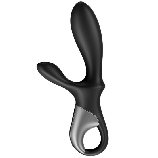 Satisfyer Connect APMIERINĀTĀJS — HEAT CLIMAX+ ANĀLĀ VIBRATORA APP BLACK