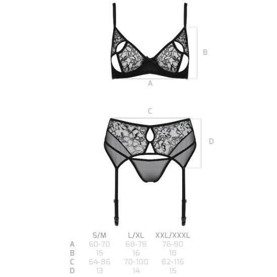 Passion Woman Sets PASSION PRIMULA SET ECO COLLECTION S/M