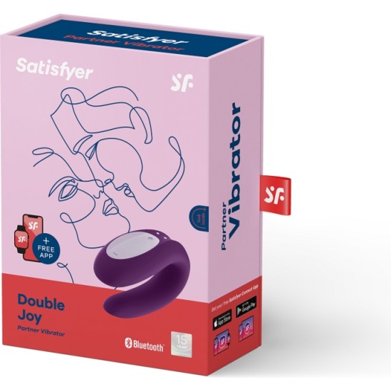 Satisfyer Connect ПРИЛОЖЕНИЕ SATISFYER DOUBLE JOY CON ФИОЛЕТОВЫЙ