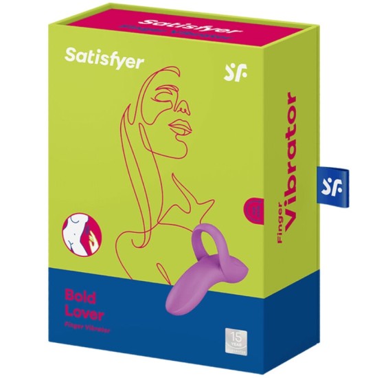 Satisfyer Vibrator SATISFYER - BOLD LOVER FINGER VIBRATOR ROZĀ