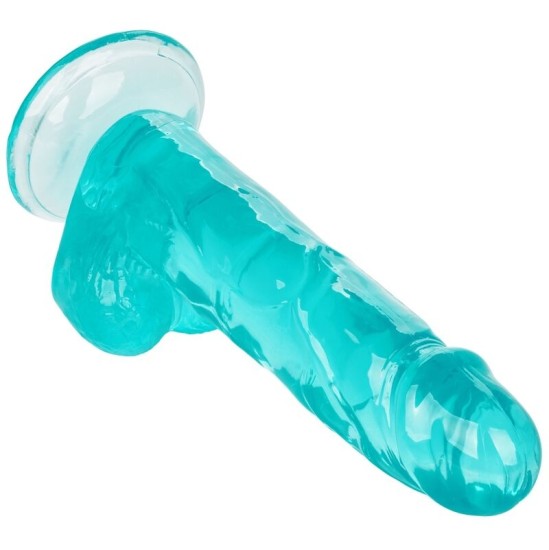 California Exotics CALEX SIZE QUEEN DILDO - BLUE 15.3 CM