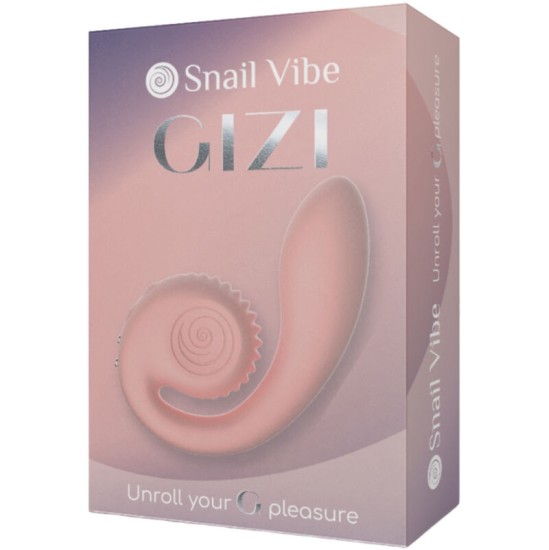 Snail Vibe GIZI ДВОЙНОЙ СТИМУЛЯТОР РОЗОВЫЙ