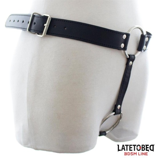 Latetobed Bdsm Line Chastity String Pants Adjustable