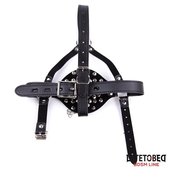 Latetobed Bdsm Line Face Harness Strap Toilet Lid Gag Adjustable