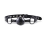 Black Sapphire Hingav Gag Ball Sapphire Vegan Nahk