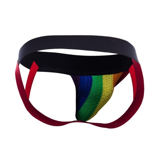 Cut4Men Stripe-Pride Jockstrap Pride vėliava