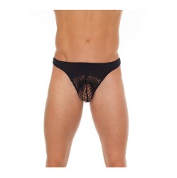 Amorable String Fishnet Black One Size