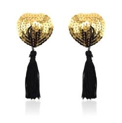 Latetobed Bdsm Line Sirds sprauslas vāks ar zelta fliteriem