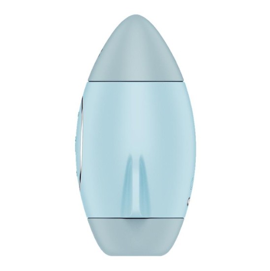 Satisfyer Mission Control Clit Sucker un Vibe Blue