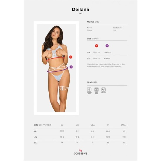 Obsessive Deilana Open Bra Set