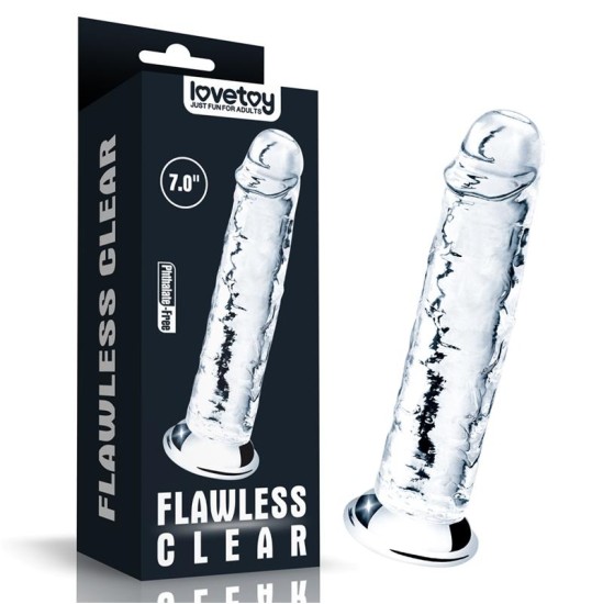 Lovetoy Dildo Flawless Clear 7 Clear