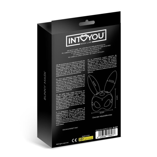 Intoyou Bdsm Line Regulējama Roussy Bunny maska