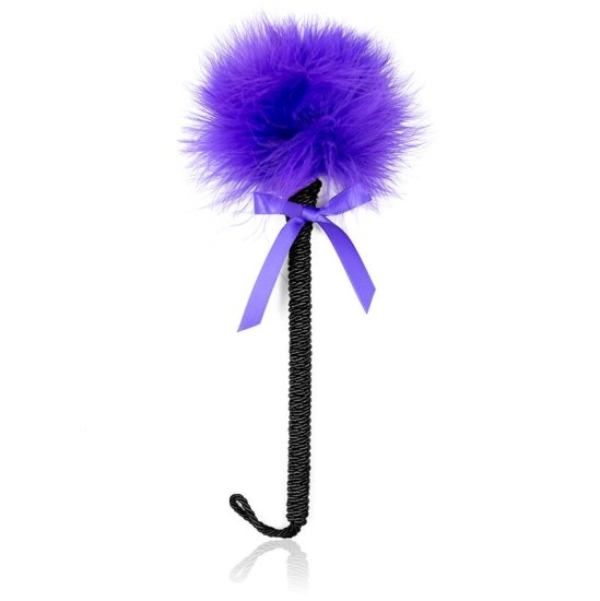 Latetobed Bdsm Line Feather Tickler with Bow 25 cm Purple