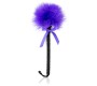 Latetobed Bdsm Line Feather Tickler with Bow 25 cm Purple