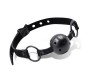 Black Sapphire Hingav Gag Ball Sapphire Vegan Nahk