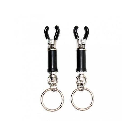 Bondage Play Nipple clamps-Adjustable