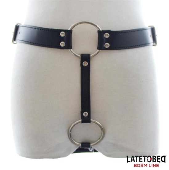 Latetobed Bdsm Line Chastity String Pants Adjustable