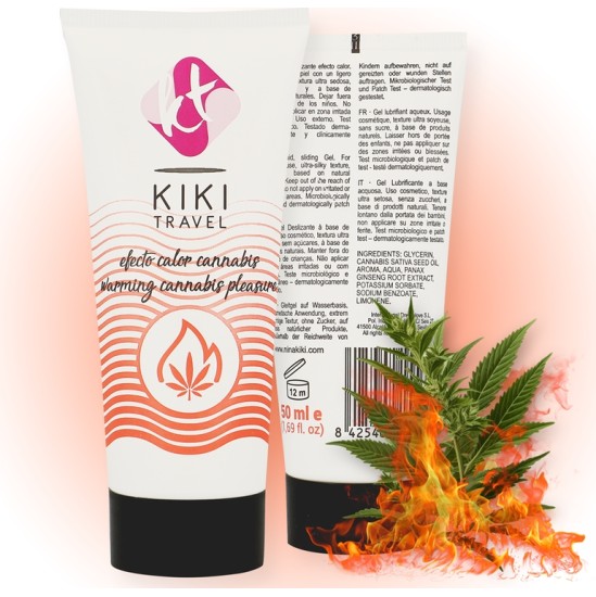 Kikí Travel CANNABIS HOT EFFECT LUBRICANT 50 ML