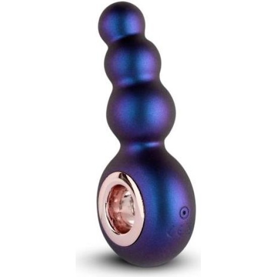 Hueman Outer Space Vibrating Butt Plug with Remote Control USB