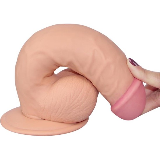 Lovetoy Dildo The Ultra Soft Dude 8.5 Flesh