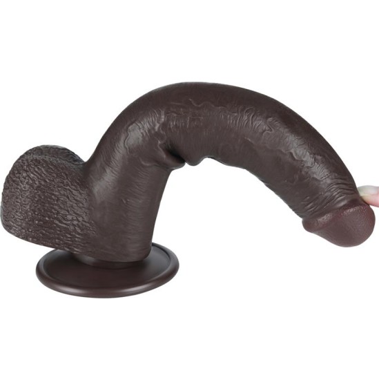 Lovetoy Dviejų sluoksnių dildo slankiojanti oda 9