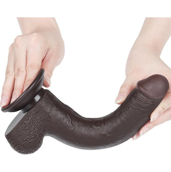 Lovetoy Bīdāmā āda divslāņu dildo 9