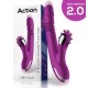 Action Nr. Četri uz augšu un uz leju vibrators ar rotējošu riteni